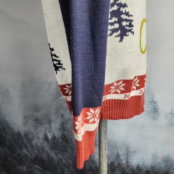 Tipsy Elves "Yellow Snow" Ugly Christmas Knit Sweater | Men's Medium - Picture 6 of 10